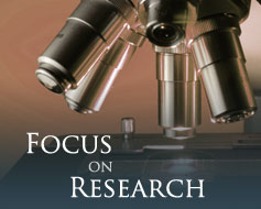 microscope, focus on research